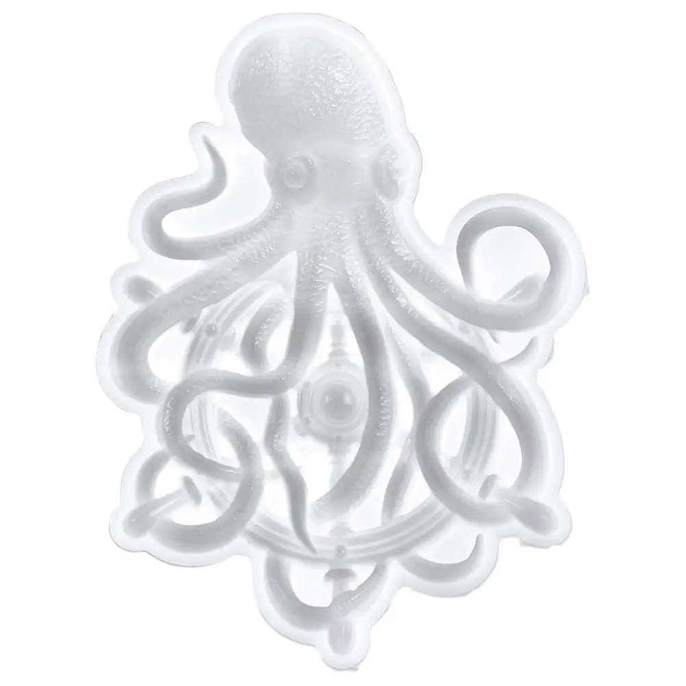 

Octopus Silicone Mold 1 White 9318 Easy Demold DIY Decorative Epoxy Crafts Casting Mold for Wall Resin Home