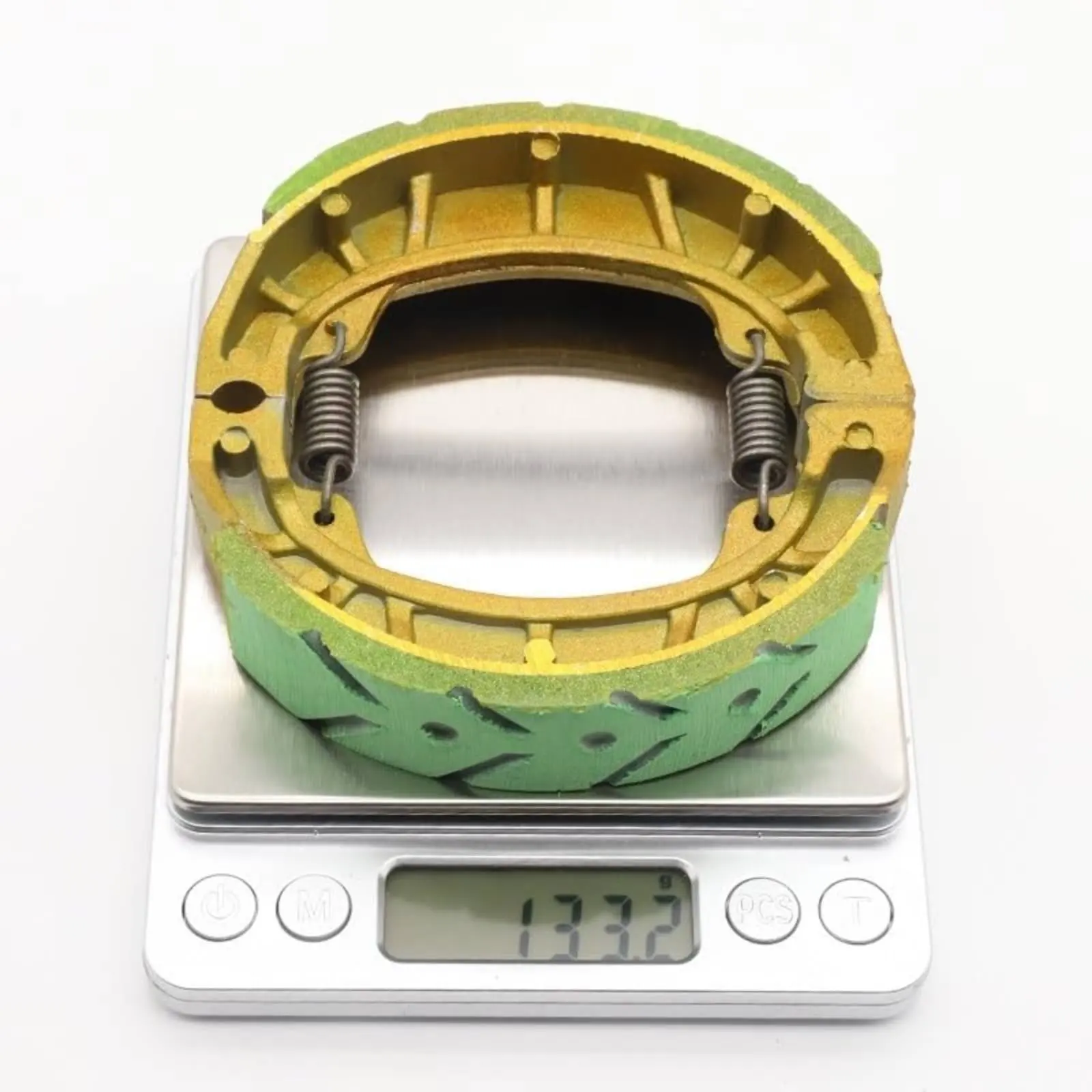Motorcycle Brake Shoe Thickened Design Drum Brake Shoe Vehicle Part Grooved Surface Wheel Edge-Gentle