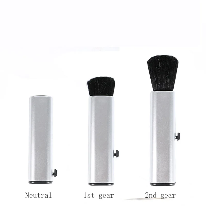 1PC Car Conditioning Air Outlet Brush Retractable Cleaning Brush Computer Keyboard Cleaning Plastic Small Soft Brush for All Car