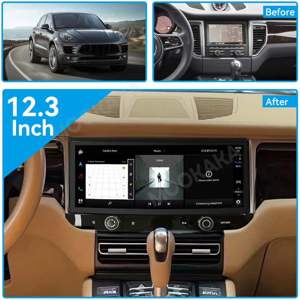 For Porsche Panamera Macan 2010 - 2017 Android Car Radio 2 Din Stereo Receiver Autoradio Multimedia Player Navigation Head Unit