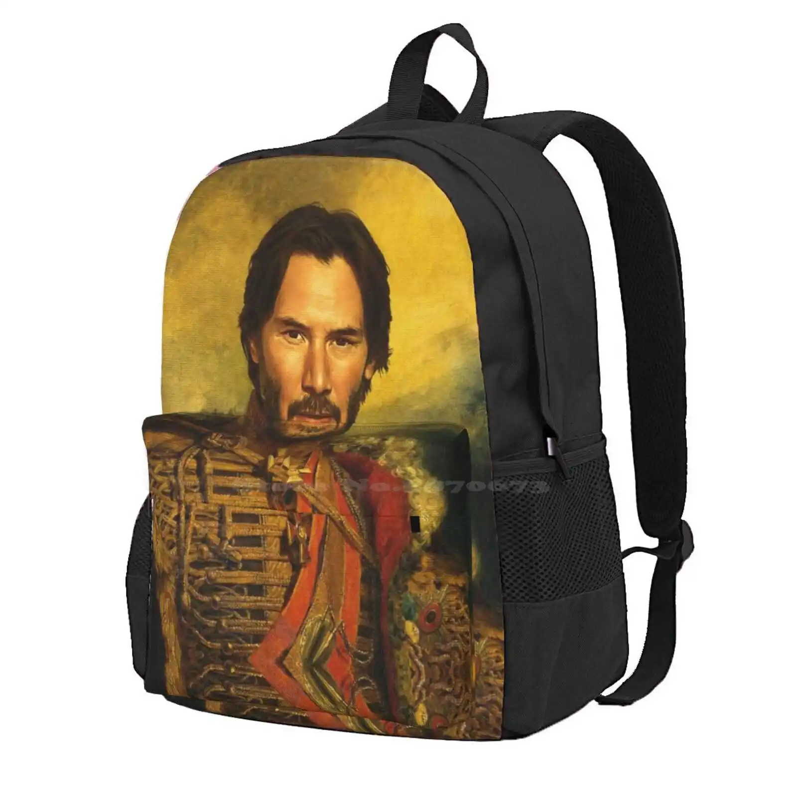 

Лидер продаж, школьный рюкзак Keanu reвс, модные сумки, reвс Кеану, портрет, фотошоп Джордж дау, сменный лицо