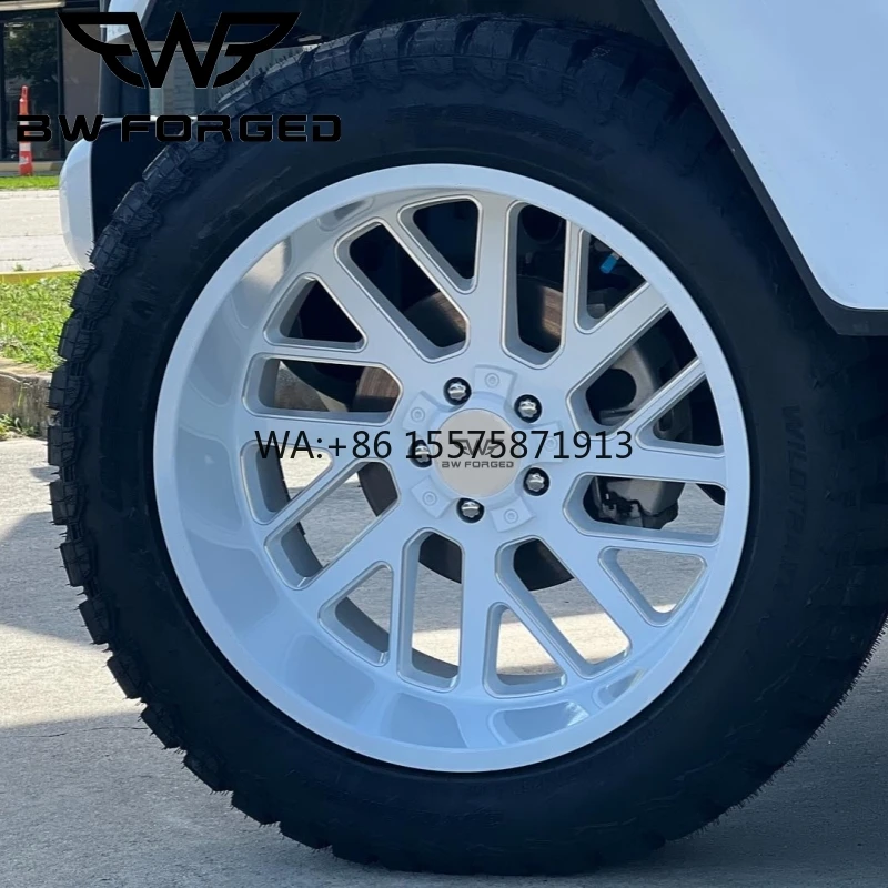 

Deep Lip White Wheel Forged Alloy Truck Wheel for Jeep F150 F250 Silverado1500 2500 5x127 6x139.7 8x180 8x165.1 8x200 8x170