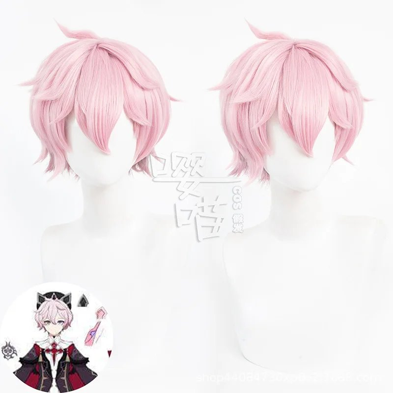 لعبة جينشين تأثير شعر مستعار إيولا بيروكات صناعية تأثيري ازياء أنيمي ديونا تاليا ميكا نويل ألبيدو ديلوك فينتي كلي تأثيري الباروكات