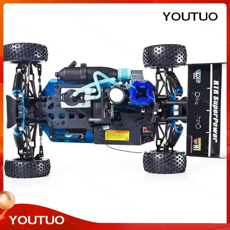 for HSP 94106 1/10 Scale 4WD Nitro Power Expert Level RC Buggy Toy Metal Hobby Car with Remote Controller Included