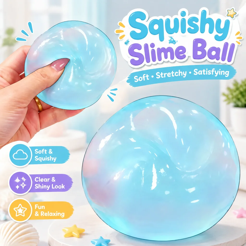 Slow Rise Squishy Transparent Stress Balls Maltose Sensory Ball Hand Exercise Squeeze Gifts For Adults Hot Sale