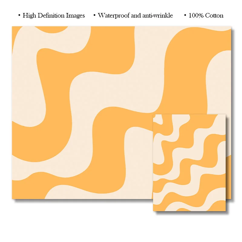 ภาพโปสเตอร์แนวเปรี้ยวจี๊ดที่ทันสมัยสีส้มสำหรับห้องแนวทันสมัยเหมาะสำหรับเป็นของขวัญ hiasan kamar ศิลปะบนผนัง