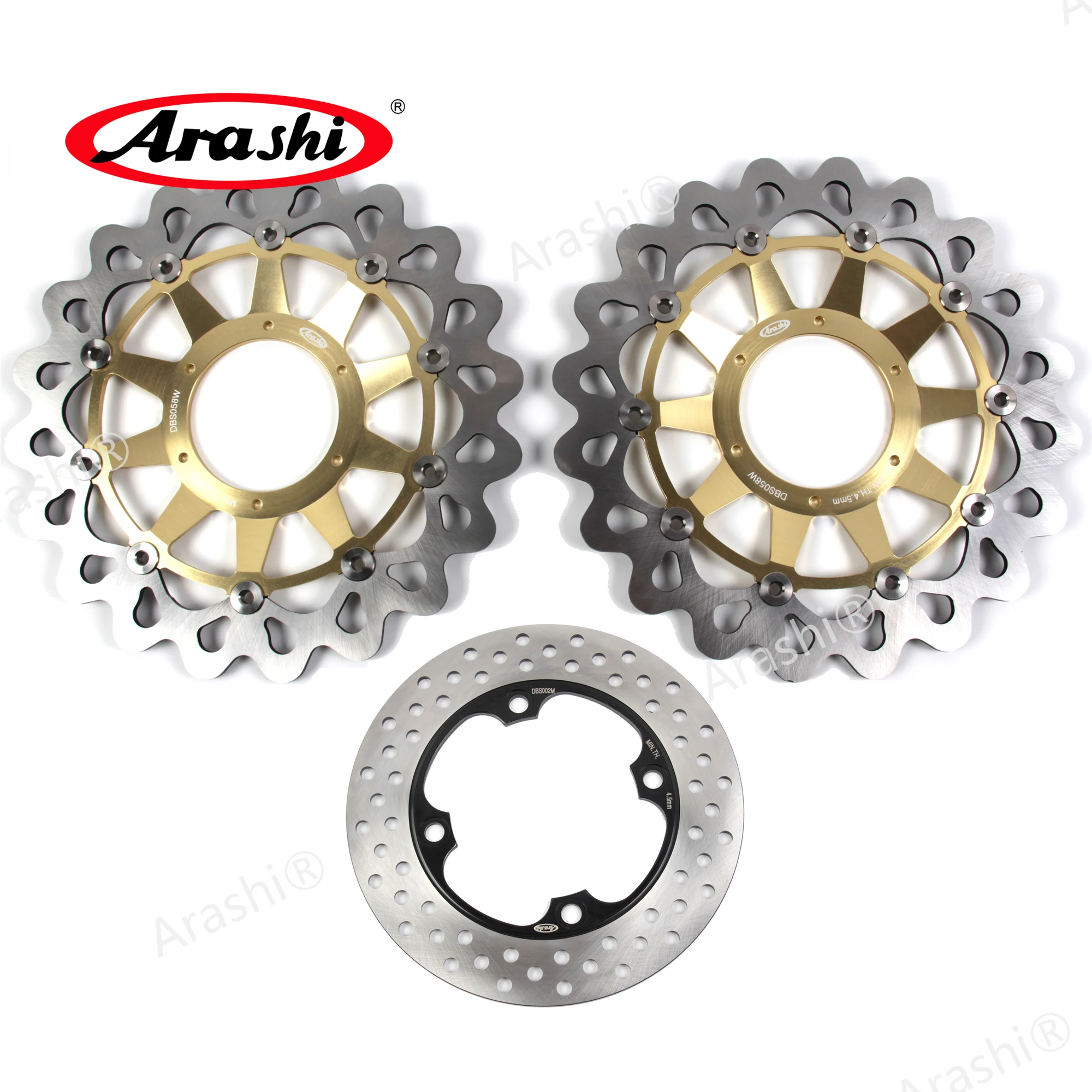 

Arashi 1 Set For HONDA CBR1000RR 2009 2010 2011 2012 2013 2014 2015 CNC Front Brake Disk Rear Brake Disc Rotor CBR 1000 RR