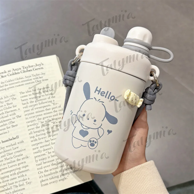 

Anime Pacha dog thermos cup Large capacity 304 stainless steel water cup female students high appearance level cute straw cup