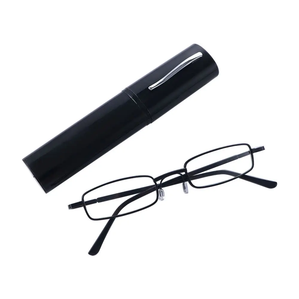 Frame With Pen Tube Case Glasses Accessories Mini Hyperopia Eyewear Full Frame Eyeglasses Reading Glasses Anti Blue Light Glass