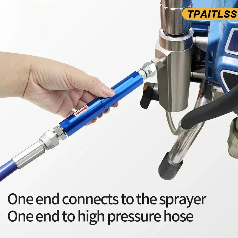 

Синий фильтр для безвоздушного распыления с двумя соединительными адаптерами Аксессуары для безвоздушного распыления краски