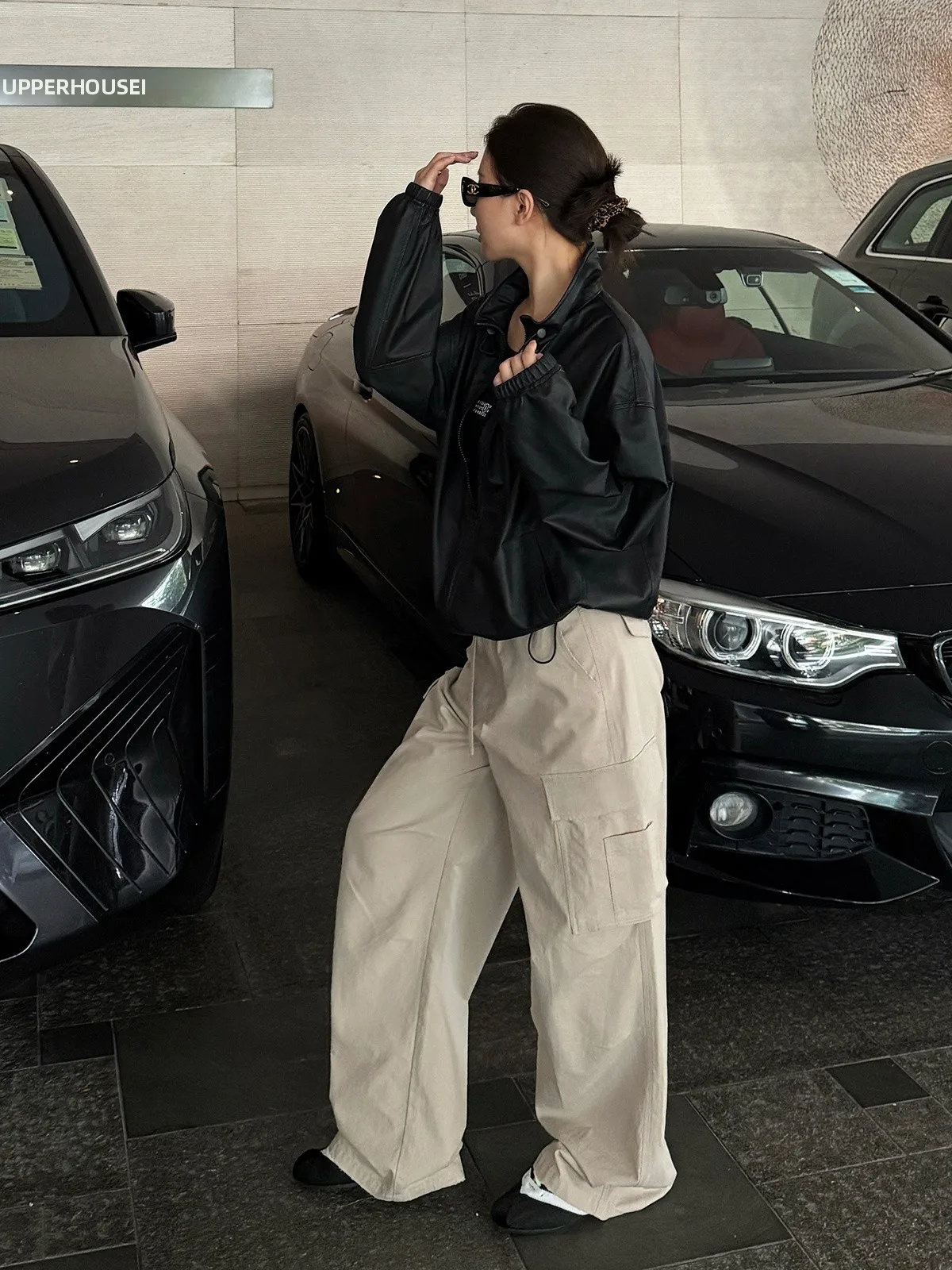 

Брюки рабочие COCOZONE, прямые, повседневные, светло-коричневые, 100% хлопок, на шнурке, усиленная конструкция, для женщин