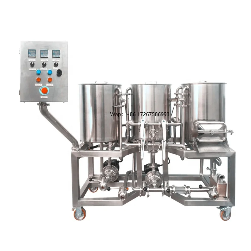 Homebrewing 50lt/100lt Beer Brewing System Laboratory Flavor Testing Micro Craft Best Beer Brewing Equipment Unit