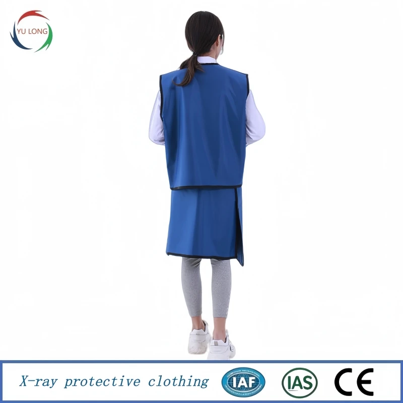 Super Soft Sleeveless Lead Apron Full Set 0.35/0.5mmPb X‑Ray Gamma‑Ray Dental Vet Clinic Radiation Shielding Protective Clothing
