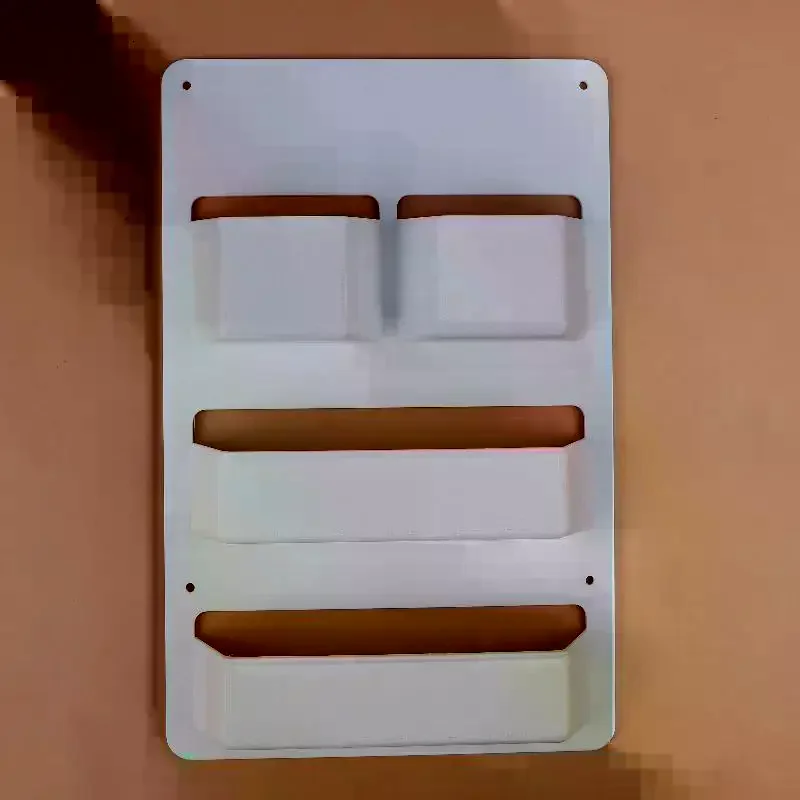 Efficient White Door Pocket for Kassett Storage; Designed for Toilet Compartment in Caravans