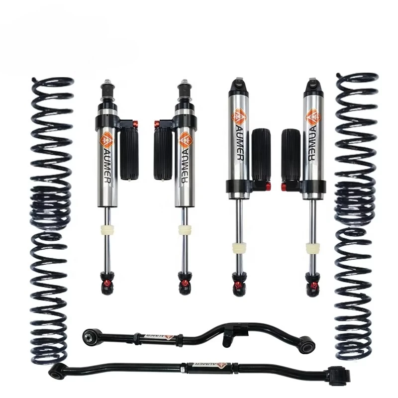 

Регулируемый амортизатор сжатия и отскока 4x4, комплект подъема подвески для бездорожья для Jeep Wrangler JK JL GLADIATOR JT