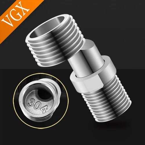 Imagen 2 del producto VGX-extensión de ducha, pies curvos telescópicos de esquina, grifo de ducha ajustable de 360 grados, adaptador en ángulo, tornillo excéntrico para baño