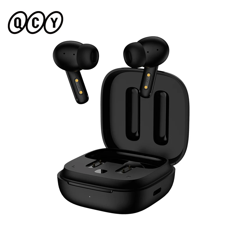 QCY T13 ANC Active Noise Cancelling Wireless Earbuds Bluetooth 5.3 Headphones 4 Mics ENC Clear Calls Earphones 30H Playtime IPX5