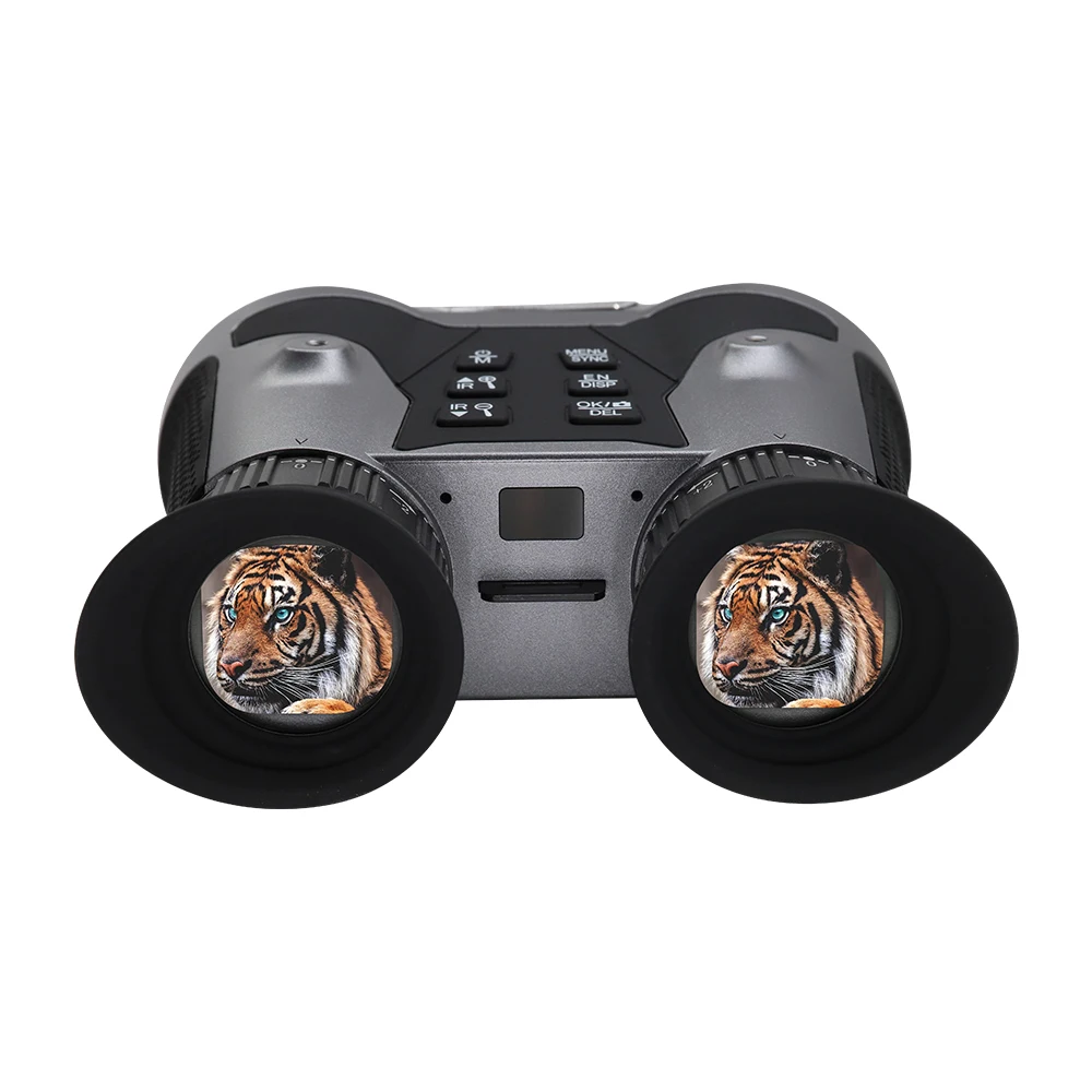 VRNV303 3D-VR Naked Eye Night Vision Binoculars 8K UHD Professional Waterproof Head Mounted Telescope Camera for Hunting Camping