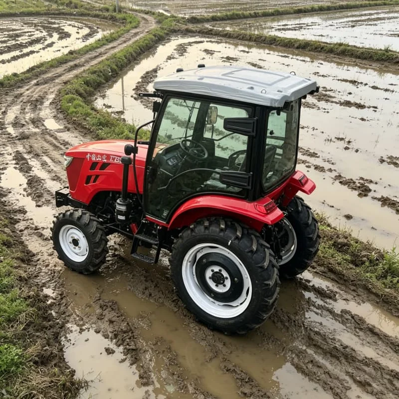 Customized 4WD Upgraded Four‑Wheel Rotary Tiller, Wheeled High‑Power Cultivator, Farm Deep‑Tilling & Land‑Preparing Machine