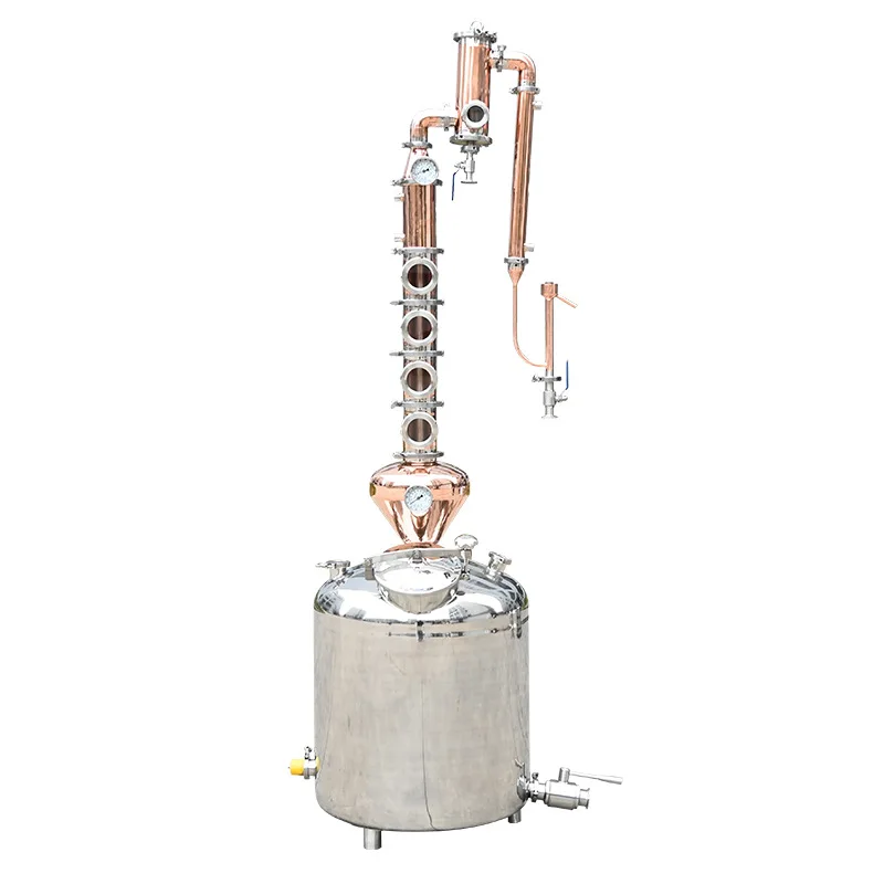 Customized household small fruit wine distillation equipment, brandy distiller, bar, pub craft distiller, home brew