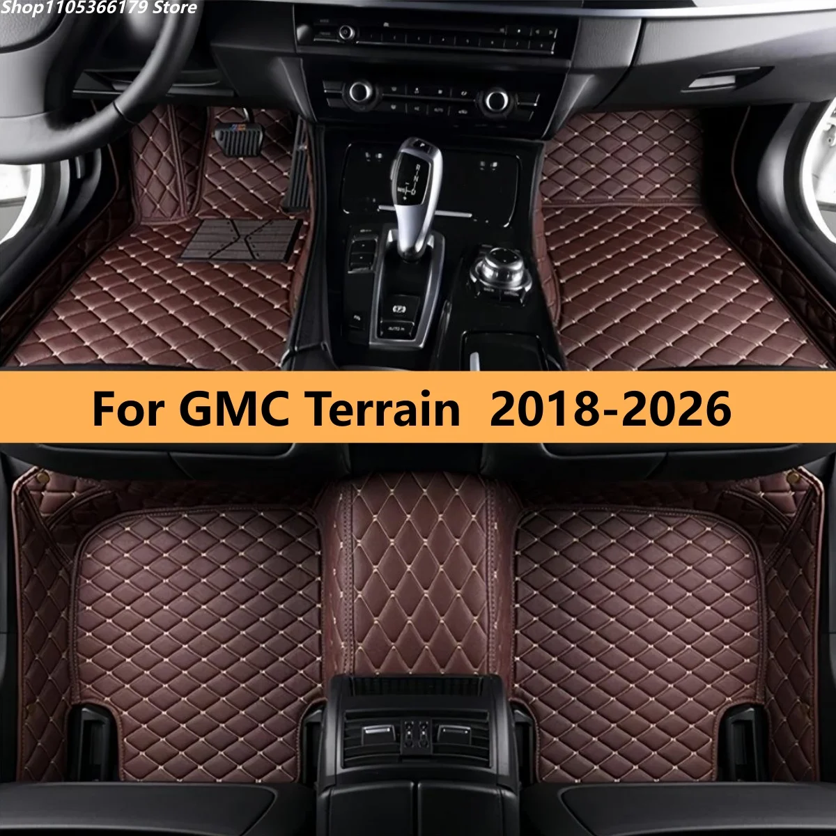 

Комплект автомобильных ковриков на 5 мест для GMC Terrain 2018-2026 годов, полный набор, на заказ