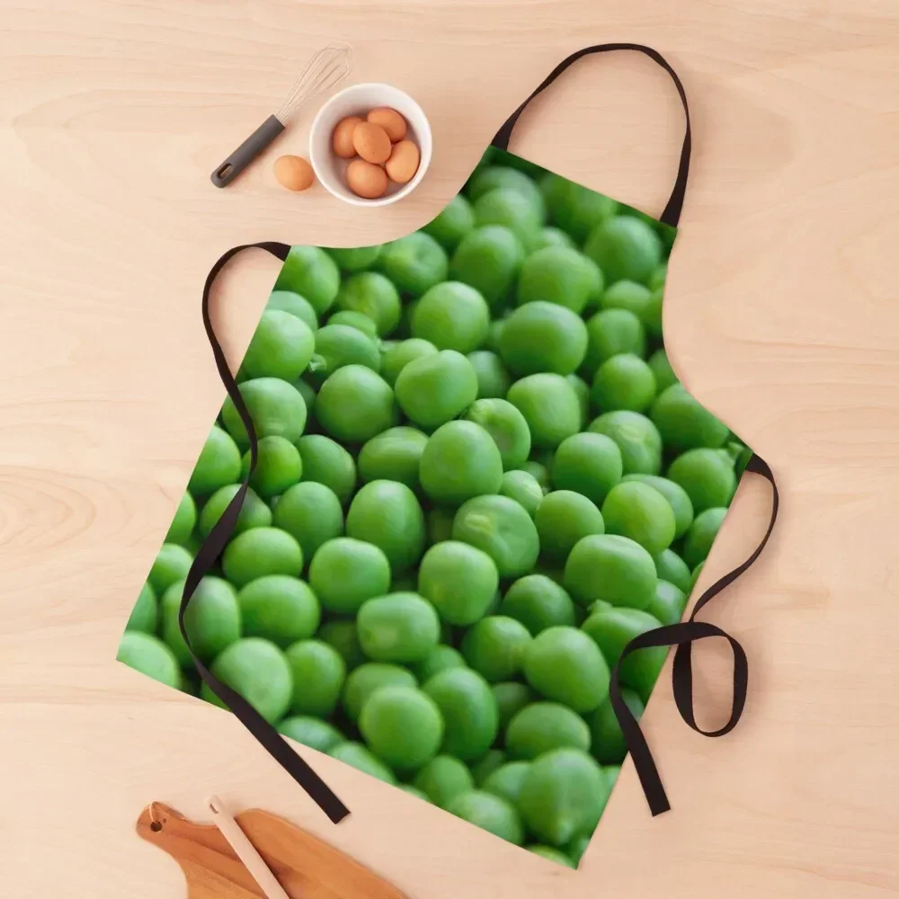 

Peas Apron kindergarten teacher household woman Kitchen Apras Man Womens Dresses Apron