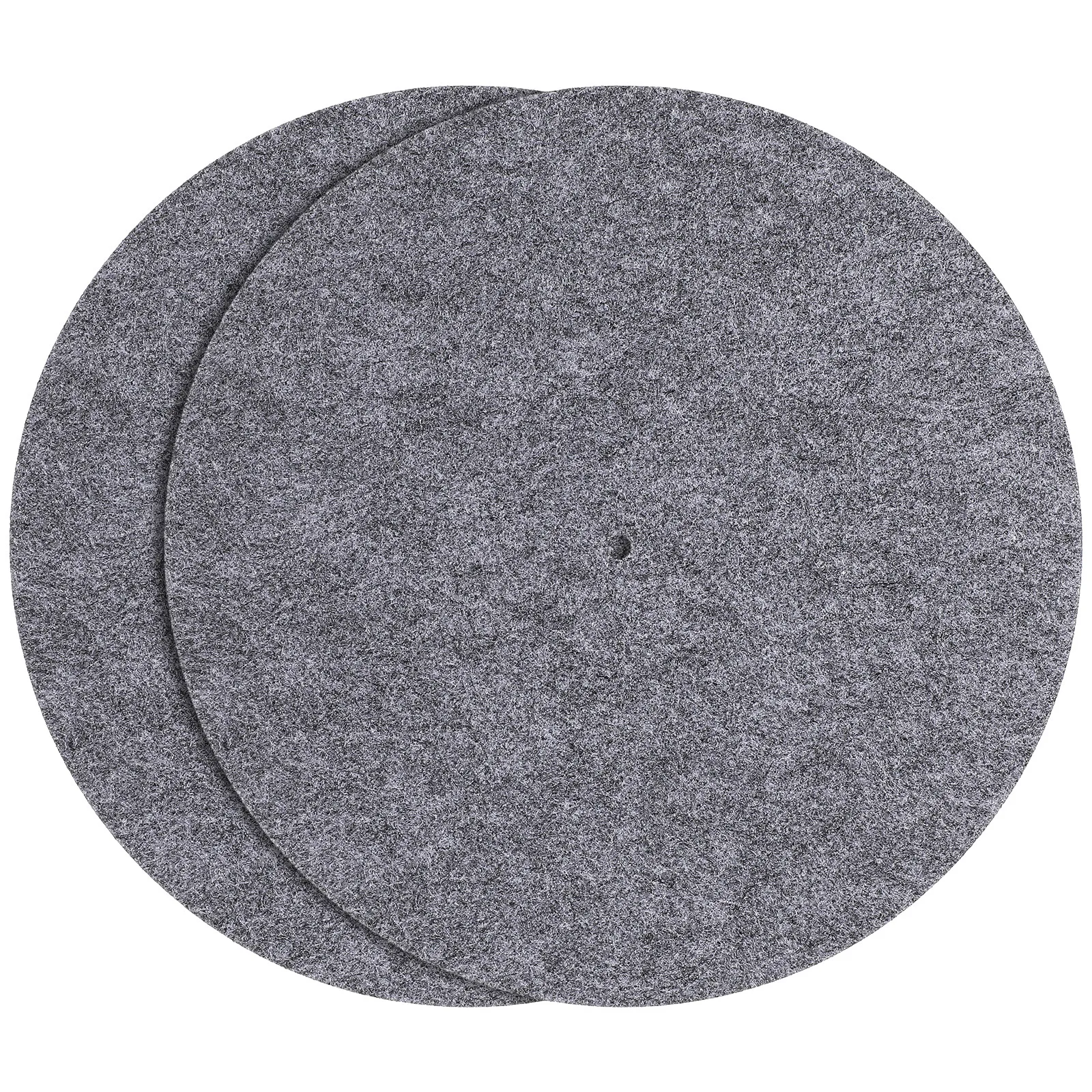 

2 pcs Felt Record Mat Vinyl Pad Slip Disc Accessories Dj Turntable Mats Music Supply Protective Non Slip Bottom Design Vibration
