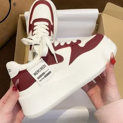 2025 New Designer Platform Sneakers Women Tennis Shoes Woman Walking Chunky Sneakers White Casual Slip on Vulcanized Shoes