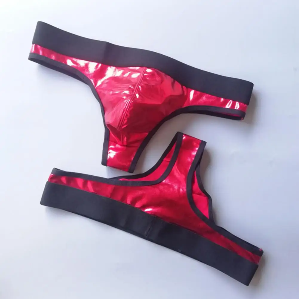 Men Club Panties Charming Breathable Men Club Briefs Elastic Club Performance Thong Stage Performance Clothes