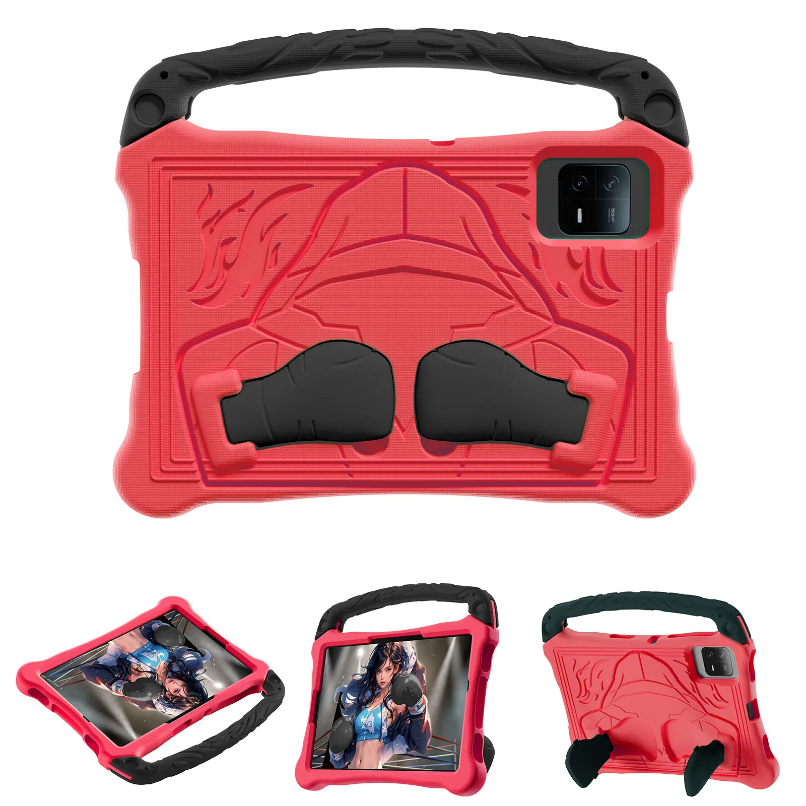 Etui z podstawką EVA dla dzieci do Xiaomi Pad 5 6 11 cali Pad 6 5 Pro Redmi Pad 2 SE 11\" Boxing Champion Shockproof Handle Tablet Cover # R. — zdjęcie produktu 6