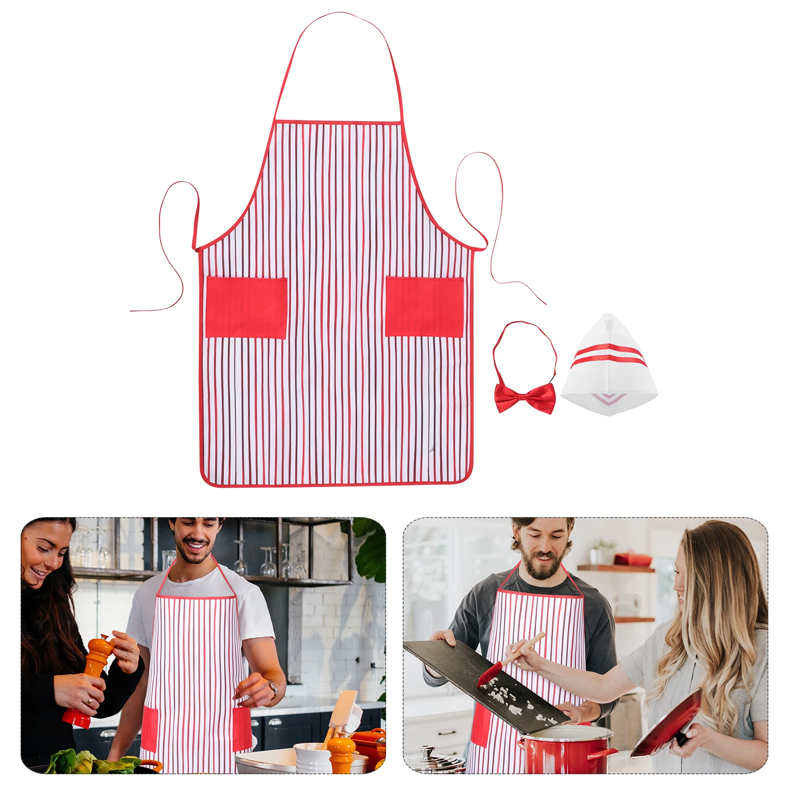 

Chef Dress up Suit Apron and Hats Adult Costumes Aprons Cosplay Halloween Cloth Miss