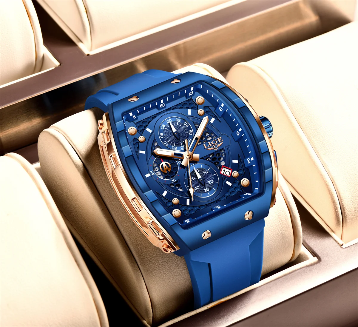 LIGE 2026 TOP Mens Wristwatch Classic Luxury Military Watches Men Quartz Date Luminous Business Casual Men Sports Watches Reloj