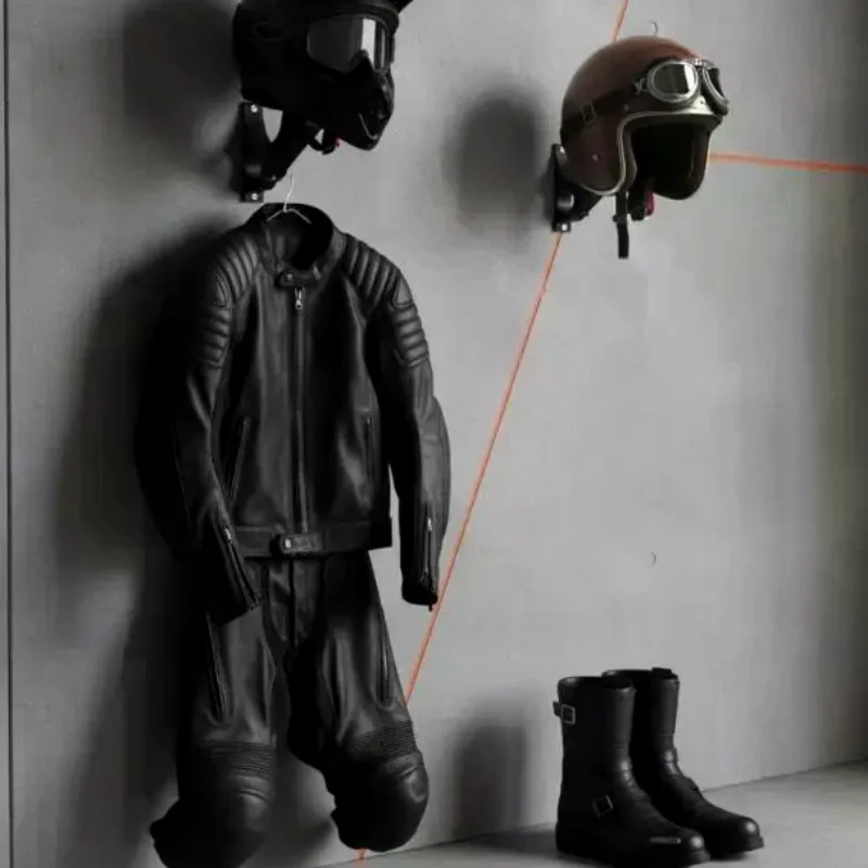 1Pcs Anti Scratch Rack Wall Mount Motorcycle Helmet Holder Hook For Full Face Helmet Garage Storage Key Display Bracket