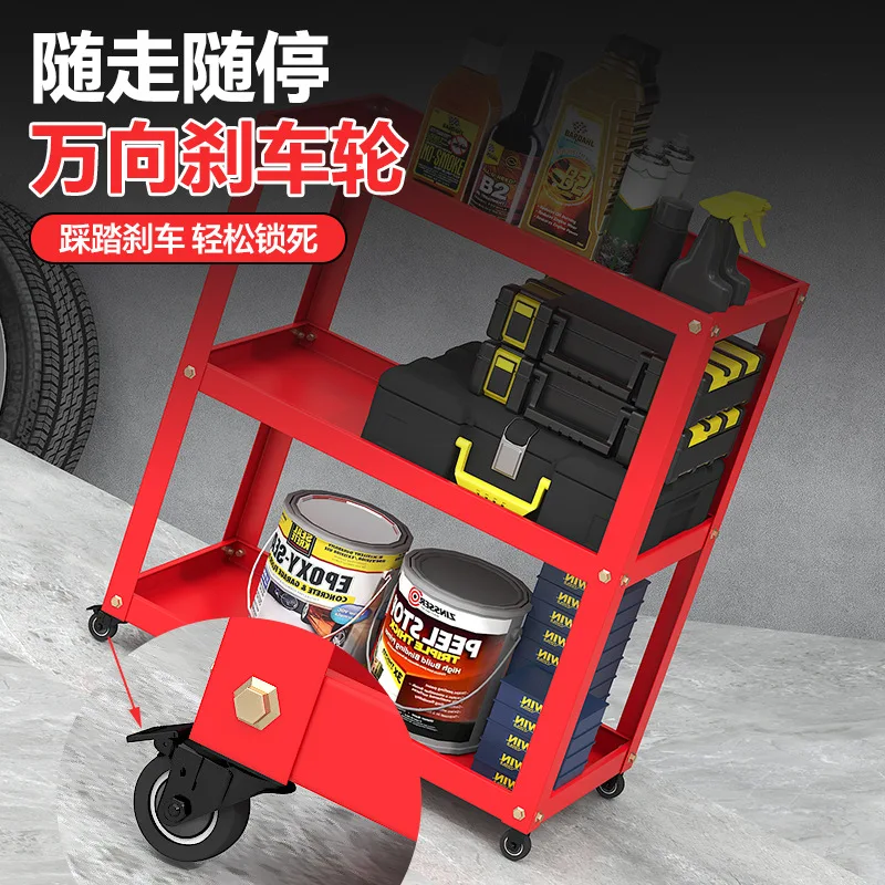 عربة أدوات متنقلة لإصلاح السيارات عربة تخزين الأجهزة المفيدة خزانة أدوات ورشة عمل أدوات التعبئة والتغليف Werkzeugschrank XYGJG #2