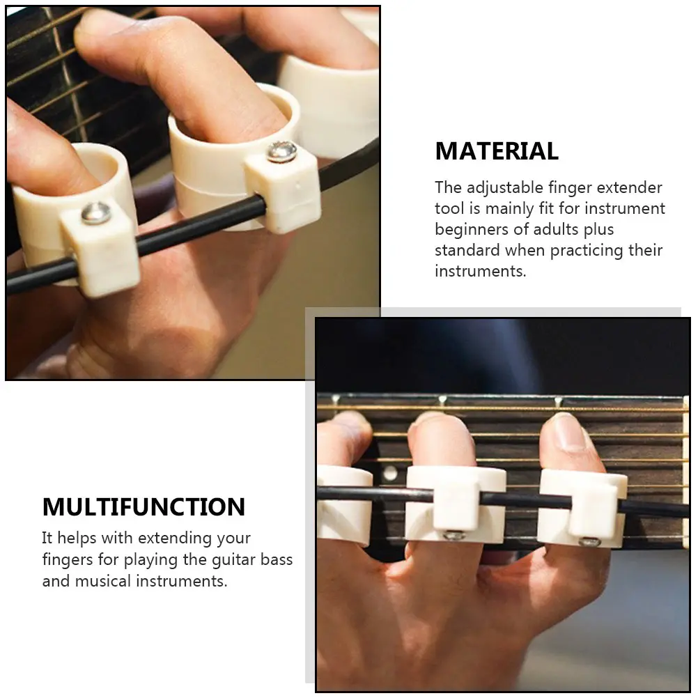 

Finger Splitter Accessories Adjustable Finger Extender Tool Guitar Piano Hand Trainer Strengthening Exerciser for Adults