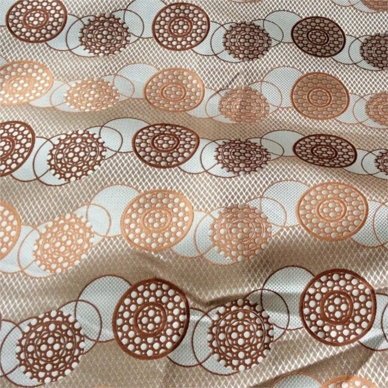 Geometric circle jacquard fabric work clothes suit shorts ties bow woven designer