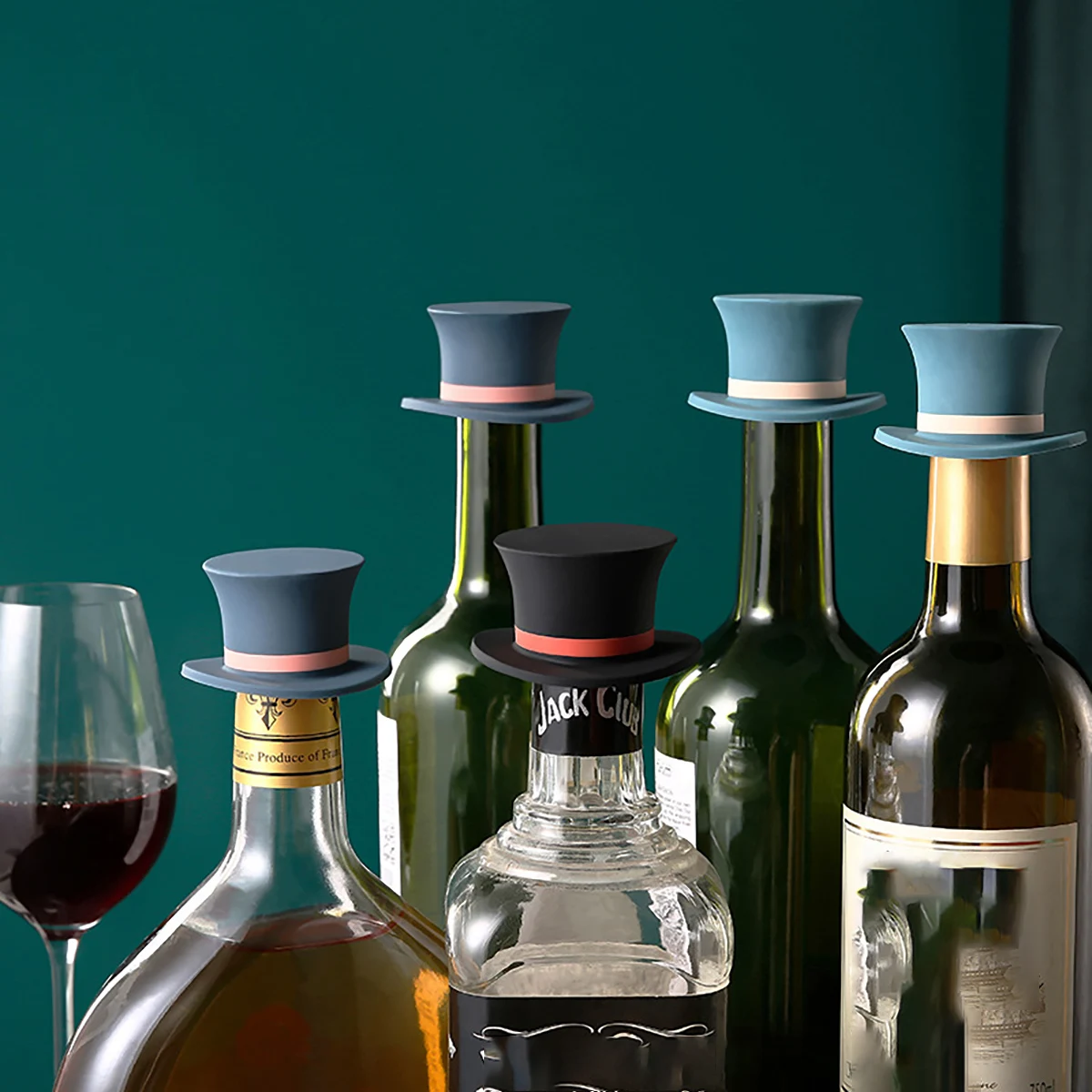 Magic Hat Wine Bottle Stopper Seal Cork Cover Silicone Wine Bottle Stopper Kitchen Tools