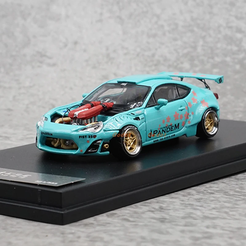 Dcm 1:64 Scale Diecast Alloy 4586 GT Sports Car Ae86 Toys Cars Model Blue Classics Adult Nostalgia Souvenir Gifts Static Display