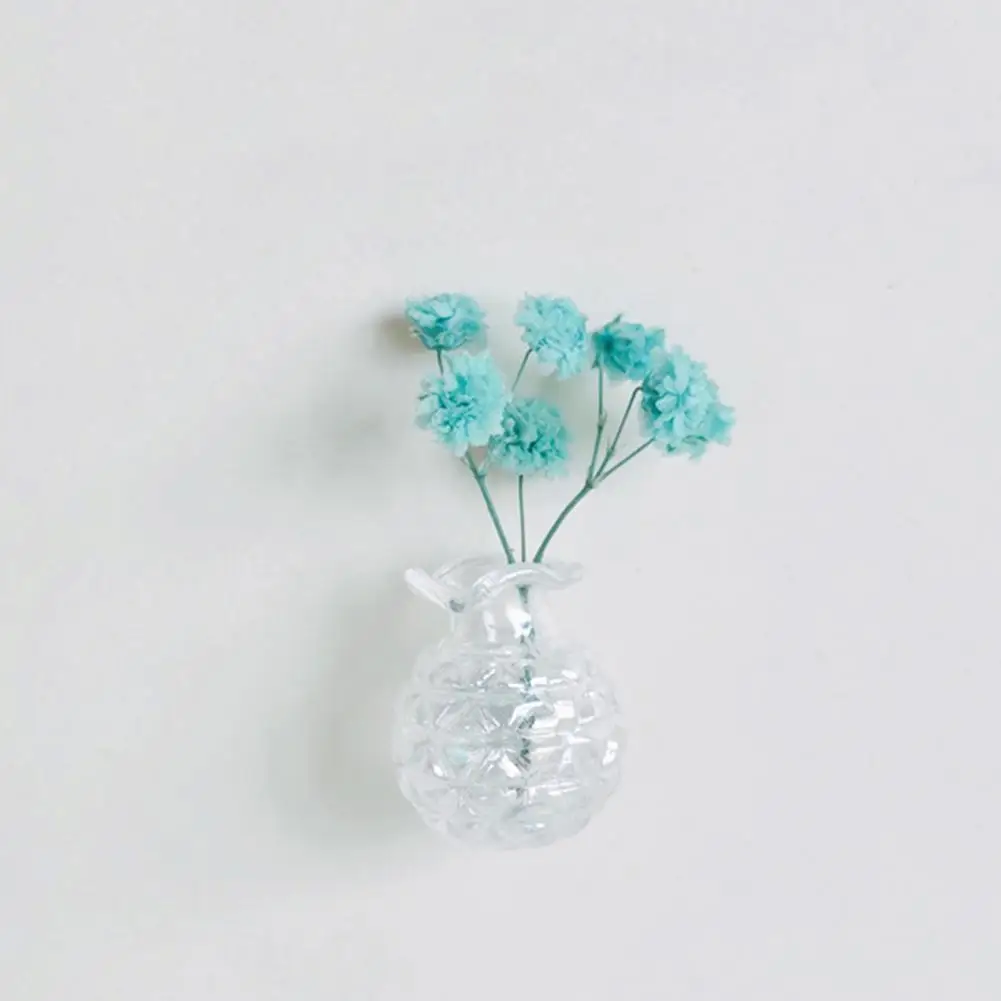 

Ceramic Refrigerator Magnets Refrigerator Magnet Decoration 3d Flower Vase Fridge Magnet Set for Home Office Kitchen Mini