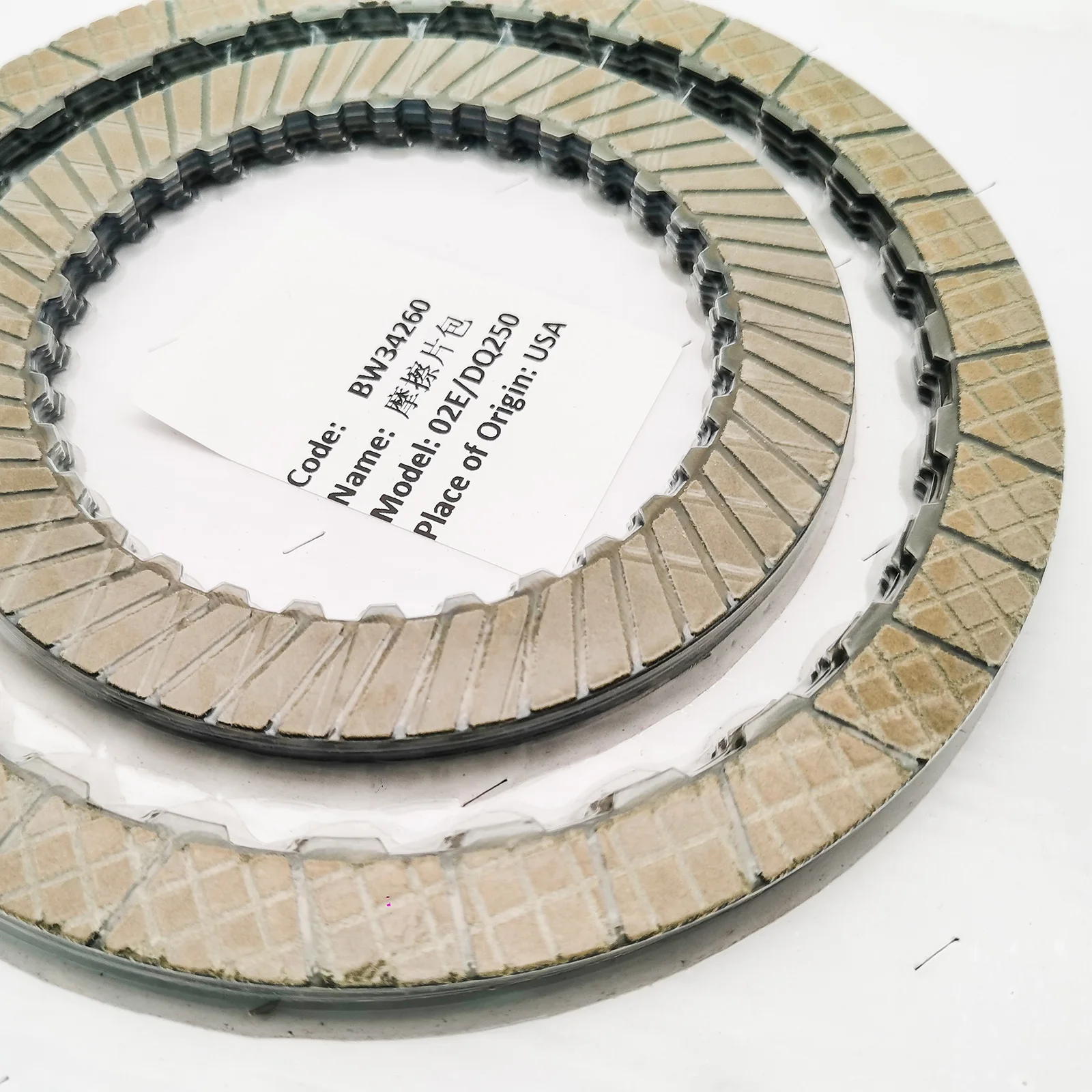 TRANSPEED Genuine DQ250 02E DSG Auto Transmission Clutch Plate Friction Kit For VW JETTA PASSAT POLO GOLF AUDI SEAT SKODA
