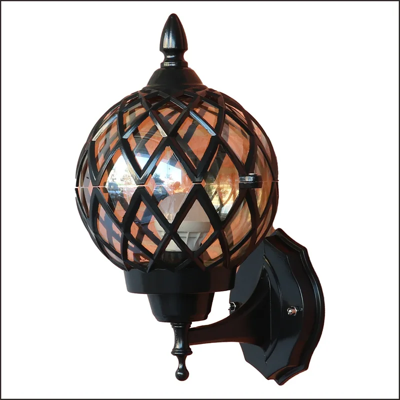 Retro European Outdoor Waterproof Wall Lamp Garden Villa Courtyard Community Balcony Corridor Front Wall Lamp