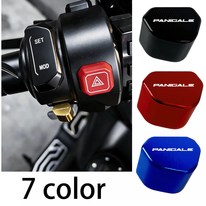 

Mototcycle CNC Switch Button Turn Signal Switch Key cap For Ducati V2 V4 Streetfighter Panigale 848 1098 1198 899 959 1199 1299