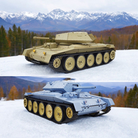 Coolbank 1:16 RC Tank UK Crusader Mk.III Model tank Combat Vehicle Light with Smoke Turret Rotation 360° Car Toys for Adult Boys