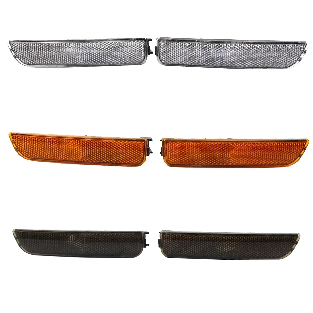 1 Pair of Car Front Corner Bumper Side Marker Turn Signal Light Shell 2 Color Lens For Volkswagen VW Passat B5 B5.5 2001-2005