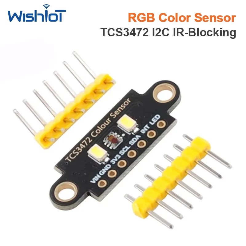 

TCS3472 Color Sensor Recognition Module RGB IIC Color Light Sensor Development Board with IR Filter for Arduino STM32 30