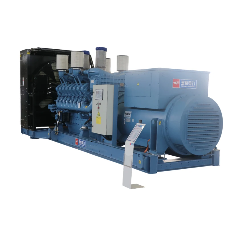 

1800kW Yuchai Diesel Generator Set Open Frame Silent Type Industrial Backup High Power Electric Generator