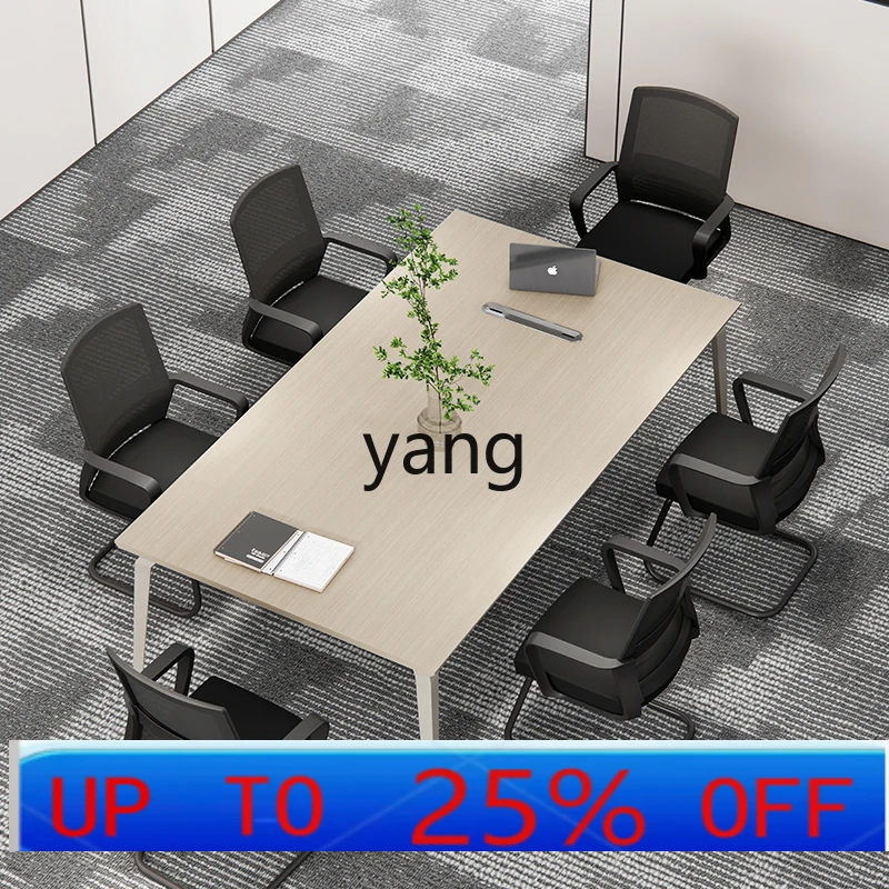

LMMfurniture simple modern conference table company reception training negotiation rectangular office strip table