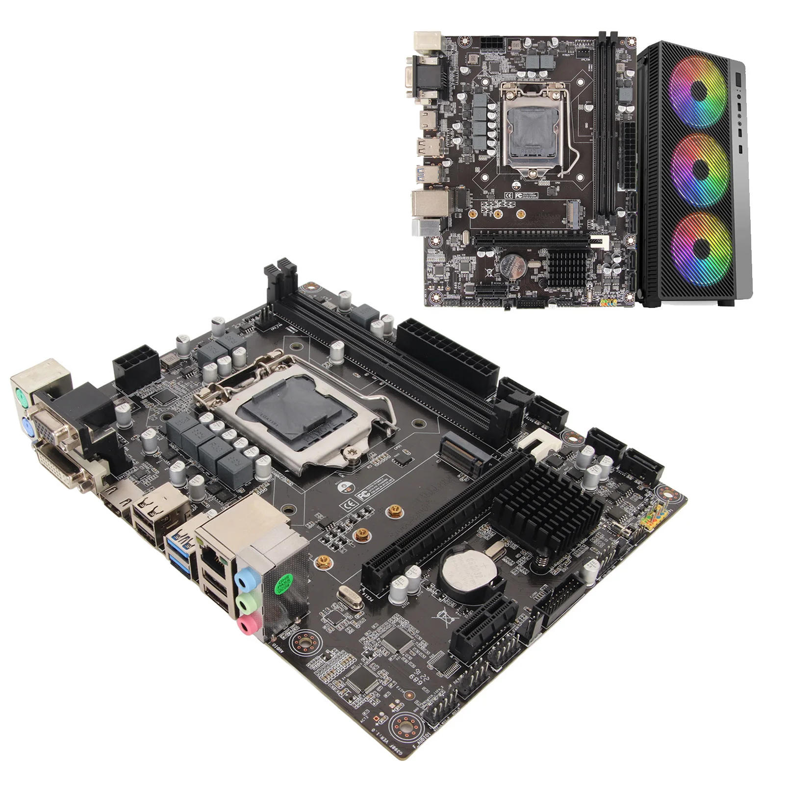 Professional H310 LGA 1151 Mainborard Motherboard Supports 8th 9th Generation for Lvy Bridge LGA1151 Micro ATX DDR4 Motherboard