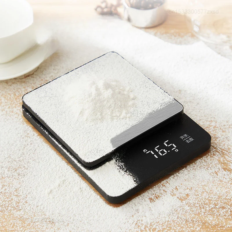 New Xiaomi SENSSUN Electronic Scale Coffee Scale Electronic Home Kitchen Scale Peeling Baking High-precision No Timing Function