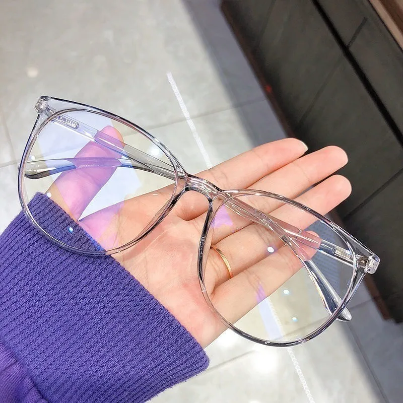 Anti Blue Light Blocking Radiation Glasses Big Frame Blue Light Eyewear PC Frame Trend Clear Lenses Computer Eyeglasses - view 2